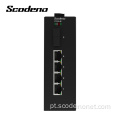 Switch Scodeno Din-Rail Single Mode Fiber 5ports